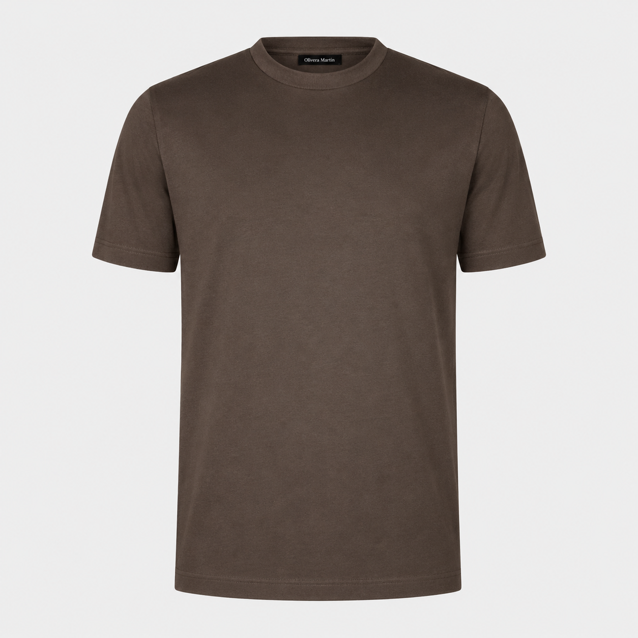 Brown Mercerized T-shirt