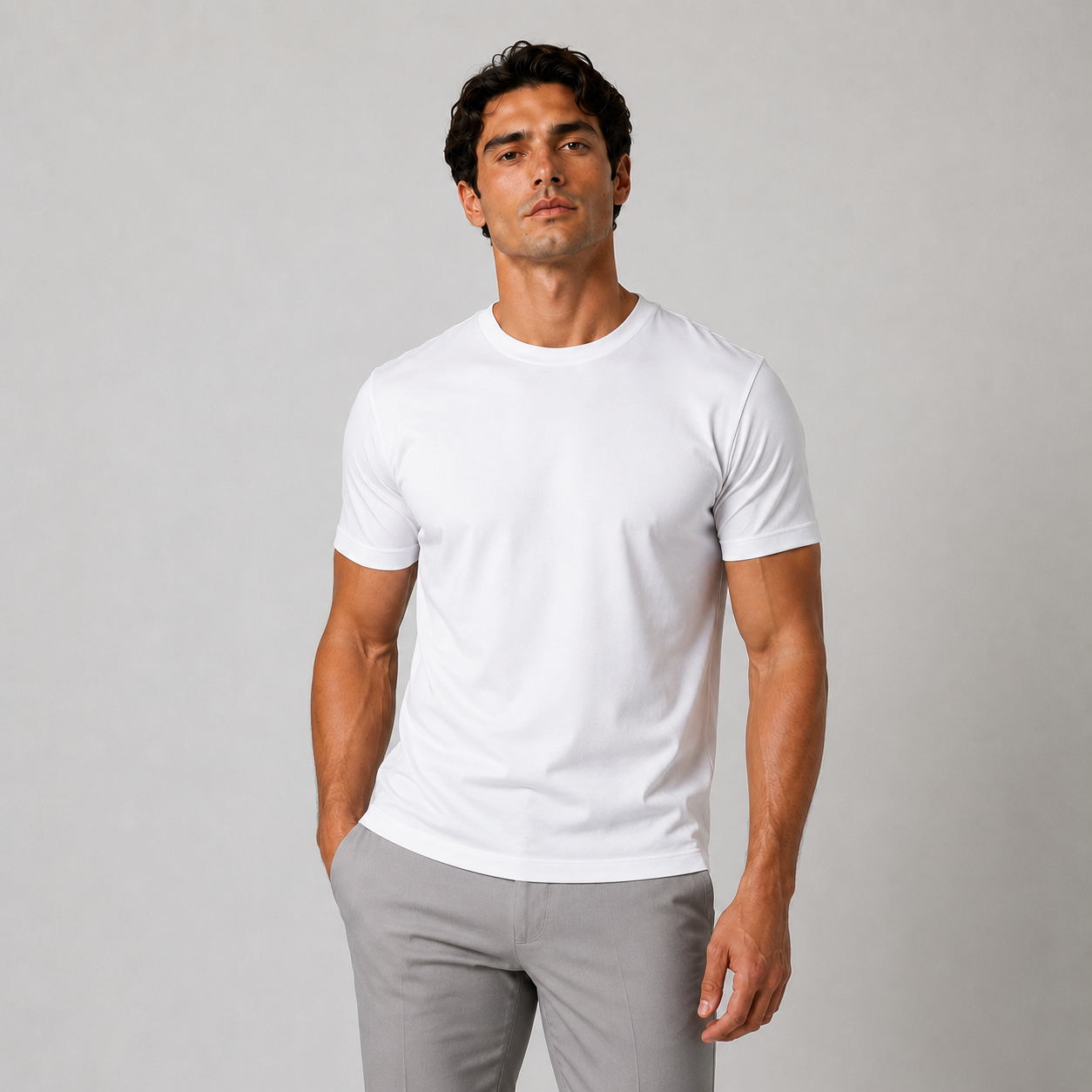Black Mercerized T-shirt