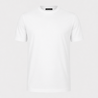 White Mercerized T-shirt